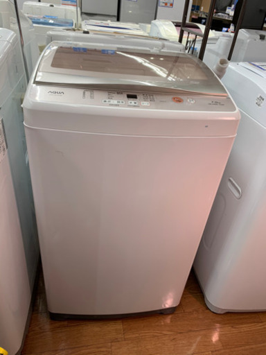 2018年製AQUAの全自動洗濯機です♪