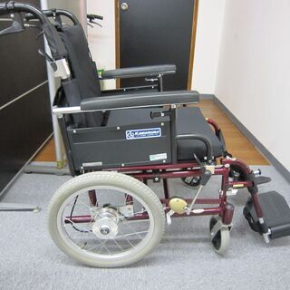 【中古】　車イス　カワムラ製　（黒）介助式