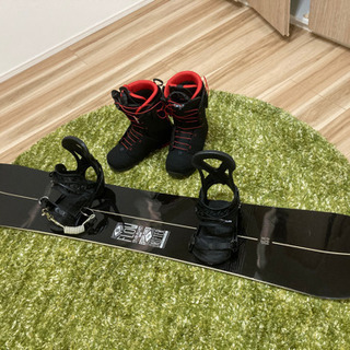【ネット決済・配送可】スノーボード　ブーツ　ケース付き一式