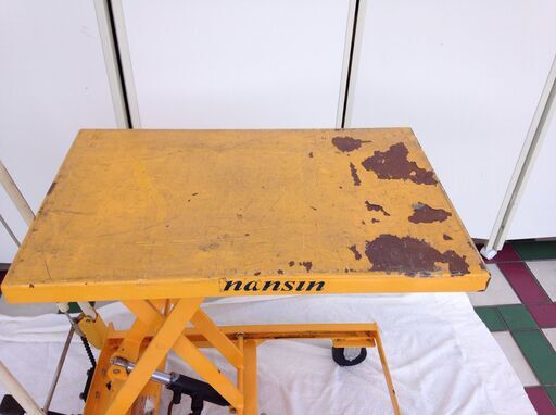 □3028□nansin ナンシン リフトテーブル BS15 150kg ハンドリフター  