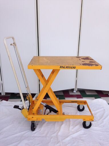 □3028□nansin ナンシン リフトテーブル BS15 150kg ハンドリフター 油圧