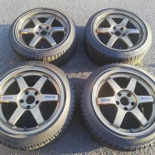 TE-37 17インチホイール 4本セット JZX100チェイサー S15シルビア等