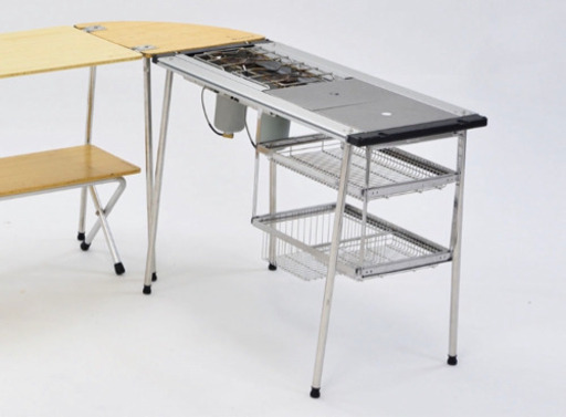 【交渉中】スノーピーク（snowpeak）IGTハンギングラックフレーム2段セット \u0026 メッシュトレー深型 1unit