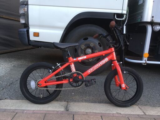 整備済み　キッズBMX　14インチダーカスワン　赤　DurcusOne　子供用自転車