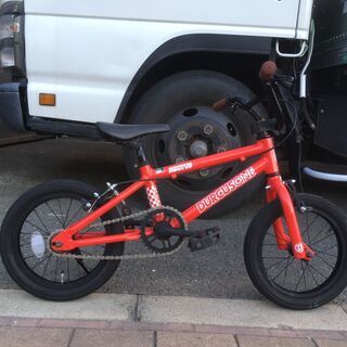 整備済み　キッズBMX　14インチダーカスワン　赤　Durcus...