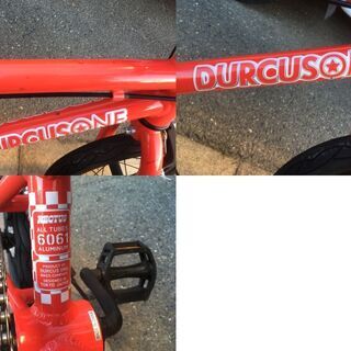 整備済み キッズBMX 14インチダーカスワン 赤 DurcusOne 子供用自転車