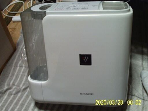 シャープハイブリッド式加湿器 HV-G50-W（ホワイト系）＆[Ag+ｲｵﾝｶｰﾄﾘｯｼﾞFZ-AG01K1]