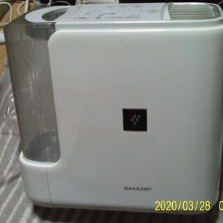 シャープハイブリッド式加湿器 HV-G50-W（ホワイト系）＆[Ag+ｲｵﾝｶｰﾄﾘｯｼﾞFZ-AG01K1]