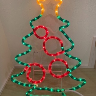 クリスマスチューブライト　クリスマスツリー　横36×縦50cm ...