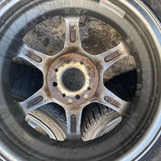 アゲトラ・ハスラー等に!!中古スタッドレスホイールセット1台分 早い 