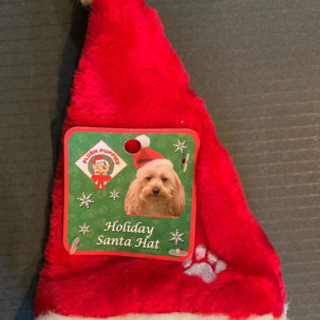 犬用　PLUSH PUPPIES  クリスマス ハット　Sサイズ...