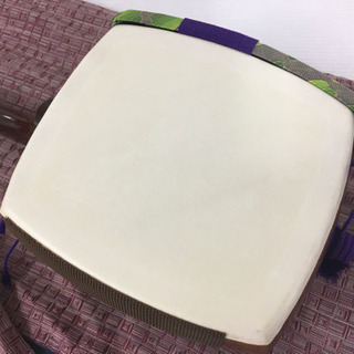 SOLD！初心者用◇長唄 三味線◇細棹 紫壇 長袋／バチ／駒付き
