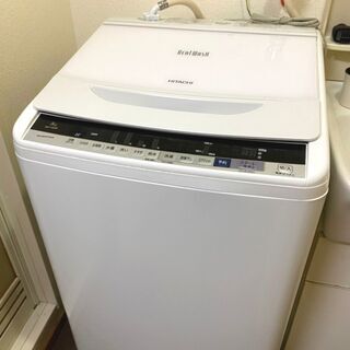 全自動洗濯機 BW-V80B　ビートウォッシュ　2018年製　美品