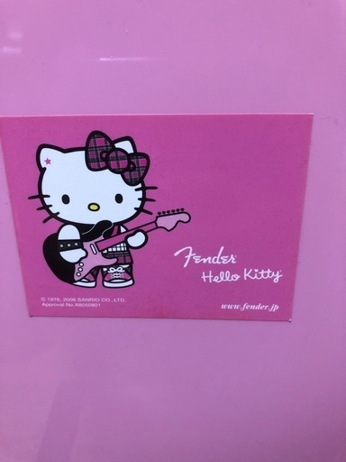 Squier by Fender(スクワイヤーbyフェンダー) Hello Kitty Mini(ハローキティ、ミニ・エレキギター)
