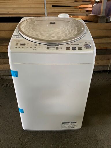 2012年製 SHARP 9.0kg洗濯機 ES-TX910-N プラズマクラスター 大容量 家族 格安 配送OK 早いもの勝ち