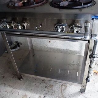 苫小牧発◆マルゼン【業務用】ガステーブル　MGT-074DS　プロパン◆