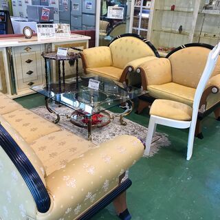 【愛品館八千代店】MARINER　マリネール　応接ソファ3点セット　スペイン最高級家具【愛八SF】