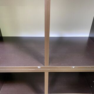 K7*21 松田家具 ガーネット フリーボードになるブラックガラス本棚 本棚  収納家具 難あり