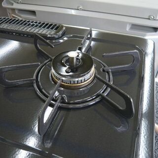 札幌 美品 2018年製 都市ガステーブル 水なしグリル 幅56cm 右強火 PA