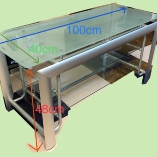 ローテーブル、テレビ台、ガラステーブル