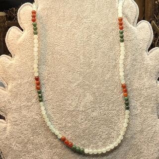 ネックレス 数珠 本翡翠 氷ヒスイ 氷種三色 誕生日プレゼント 本物保証5