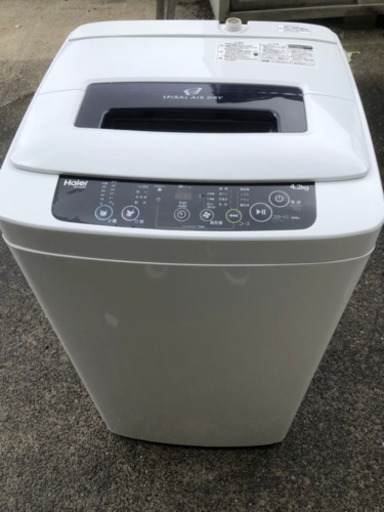 洗濯機4.2kg 2015年ハイアール製