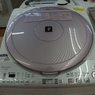 引取限定】 シャープ 洗濯機 8.0kg 2013年製 中古品 ES-TX820-P SHARP  
