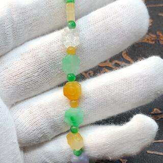 ブレスレット かわいい 本翡翠 高氷ヒスイ 誕生日プレゼント 本物保証