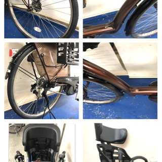 ブリヂストン ボーテ 26インチ 3人乗り 6.6ah デジタル 電動自転車 