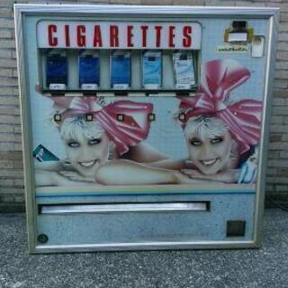 〖昭和☆レトロ〗壁掛け、置き型たばこ自販機５コラム