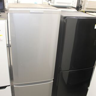 三菱 冷凍冷蔵庫 (MR-P17Y-S) 15年製 168L☆冷蔵庫＋洗濯機セット
