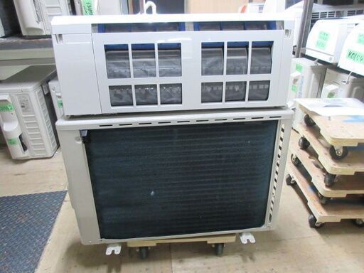 K01556　富士通　中古エアコン　主に6畳用　冷2.2kw／暖2.5kw