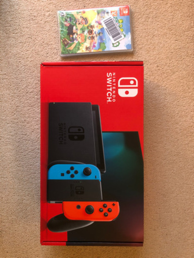 新品！　スイッチ本体、どうぶつの森　セット！