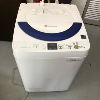 中古　シャープ　洗濯機　2013年製