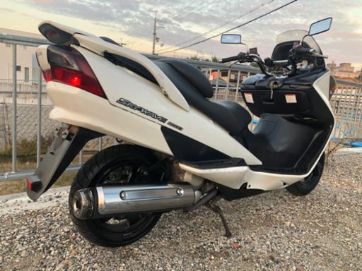 ETC付き　USBポート付き　スカイウェイブ 250 TypeS ビッグスクーター　白 ETC付き USBポート付き スカイウェイブ 250 TypeS ビッグスクーター 白