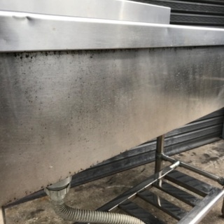 その他 ステンレス製 1槽シンク 一槽水切付シンク 1000×450×800