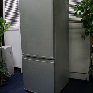 シャープ 2ドア冷凍冷蔵庫 167L 2019年製＊