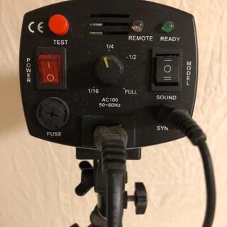 値下げ☆お買い得180W モノブロックストロボ＋ライトスタンド