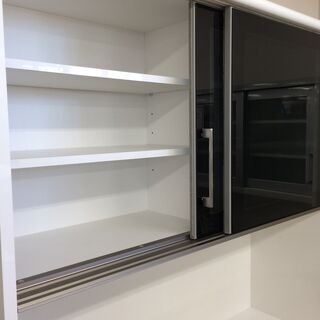 J418 古賀家具 KOGA CRAFT 食器棚 レンジボード キッチンボード 
