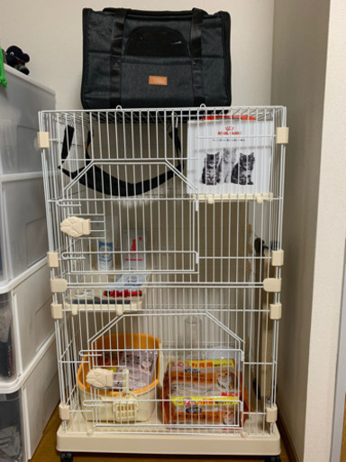 【お値下げ】猫用　ケージ　トイレ　キャリー　スターターセット　飼い始める方へ