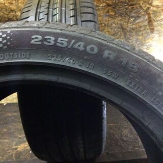 新品 Continental ContiSportContact 3 235/40R18 18インチ 夏タイヤ 2本 ベンツCLAクラス audi A4等 (MTG12HO) クレジットカード QR決済可能 新品 Continental ContiSportContact 3 235/40R18 18インチ 夏タイヤ 2