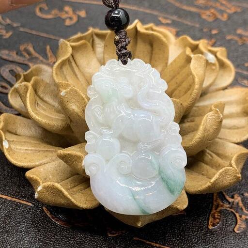 福袋 ネックレス 鼠 本翡翠 氷ヒスイ 手作り 縁起物 誕生日プレゼント