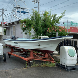 ヤマハ和船 w-24AR F40 現行型船外機付 北海道函館市