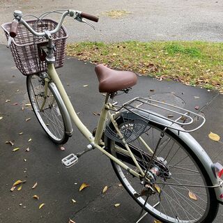 シティサイクル 26インチ 内装3段変速 ミヤタ ホワイト