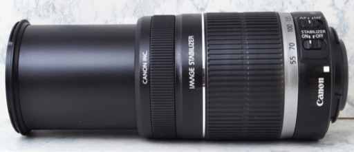 極上級●手ぶれ補正●望遠レンズ●Canon EF-S 55-250mm IS 安心のゆうパック代引き発送！送料、代引き手数料無料！1ヶ月動作補償あり！