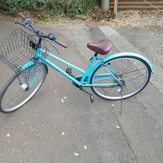 ☆ジモティ割あり☆ 自転車 27インチ ブルー クリーニング済み HJ1375