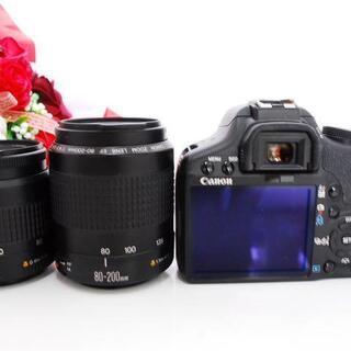 ★全国発送対応★WiFiセット！Canon EOS kissX3 ダブルレンズ セット 高画質
