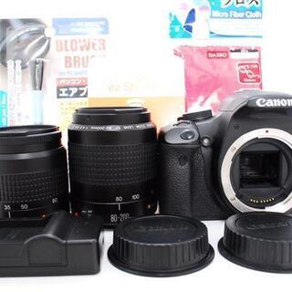 ★全国発送対応★WiFiセット！Canon EOS kissX3 ダブルレンズ セット 高画質