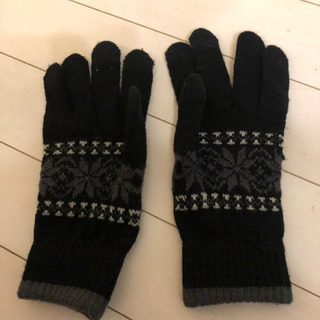 手袋　ブラック