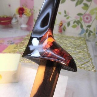 現品販売　350.000円　新品未使用　沖縄三線専用棹　八重山黒檀棹(エーマクルチ)入手困難品